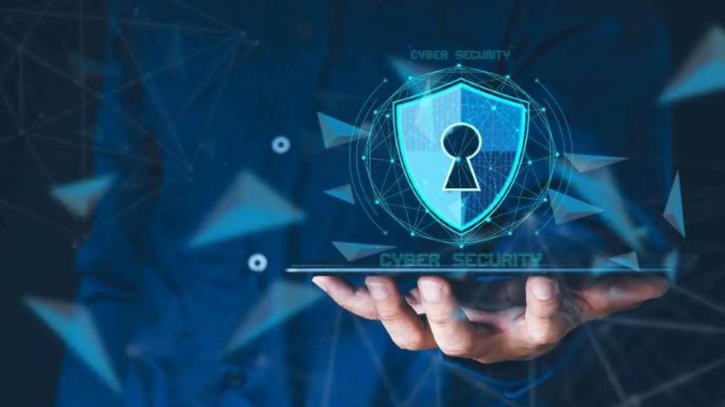 Concept showing proactive monitoring and risk detection for online security.