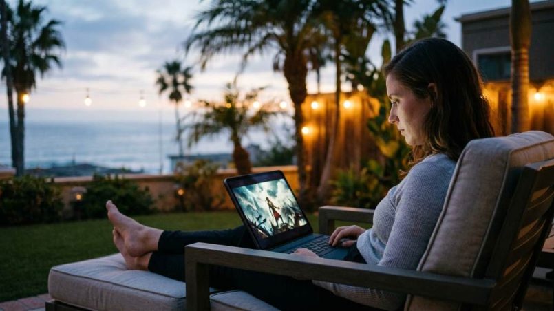 San Diego viewers watching a fantasy television series