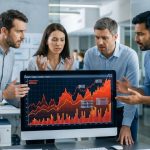 Digital marketing agency optimizing paid search campaign dashboard